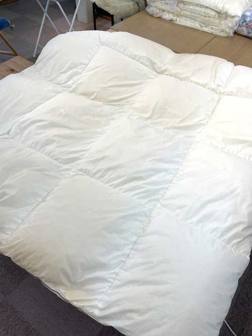 シグナス羽毛布団リフォーム前その2