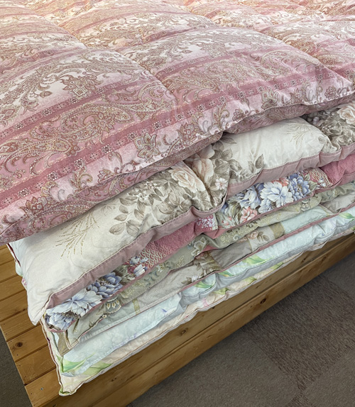 古くなった羽毛布団