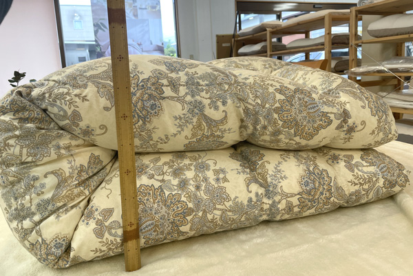 羽毛布団洗濯後その1