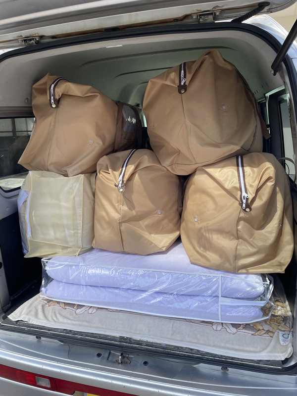 レンタル布団午前の配達